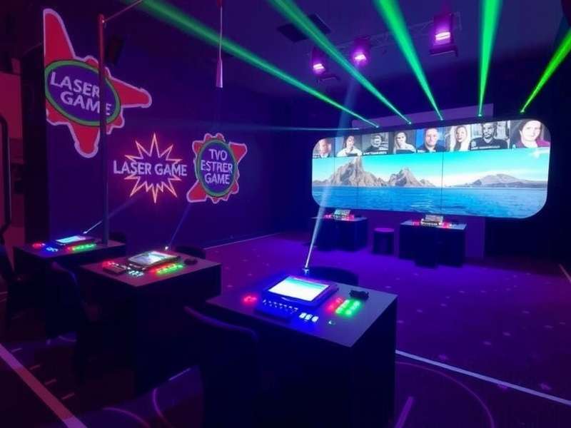 High-tech laser tag gear and vests